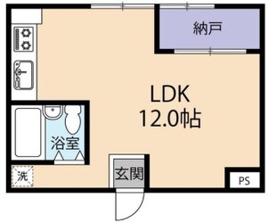 鶯橋マンションの物件間取画像